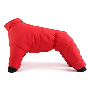 Warm Waterproof Winter Dog Coat Snowsuit - Polly's Pet Products