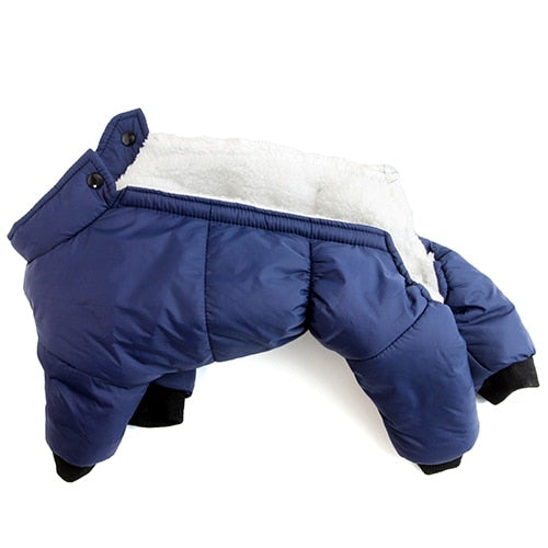 Warm Waterproof Winter Dog Coat Snowsuit - Polly's Pet Products