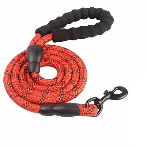 Reflective Durable Rope Large Dog Leash - Polly's Pet Products