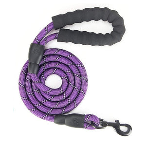 Reflective Durable Rope Large Dog Leash - Polly's Pet Products