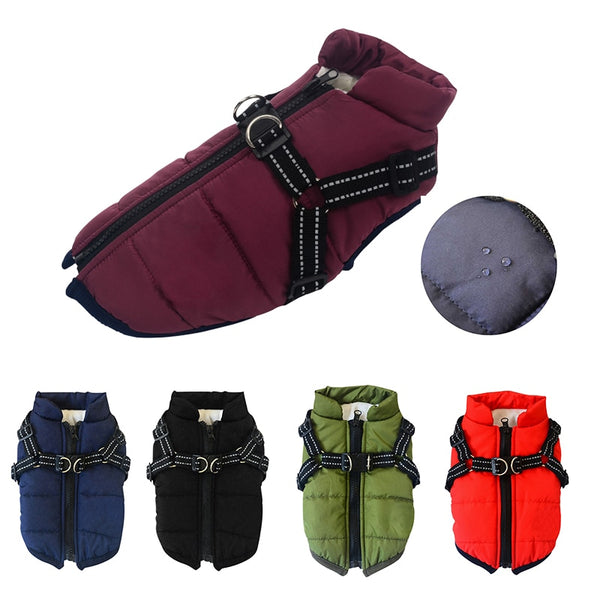 Warm Winter Dog Coat Vest - Polly's Pet Products